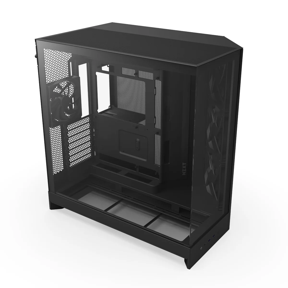 Gabinete NZXT H9 Flow Preto com 4 Fans CM-H92FB-01