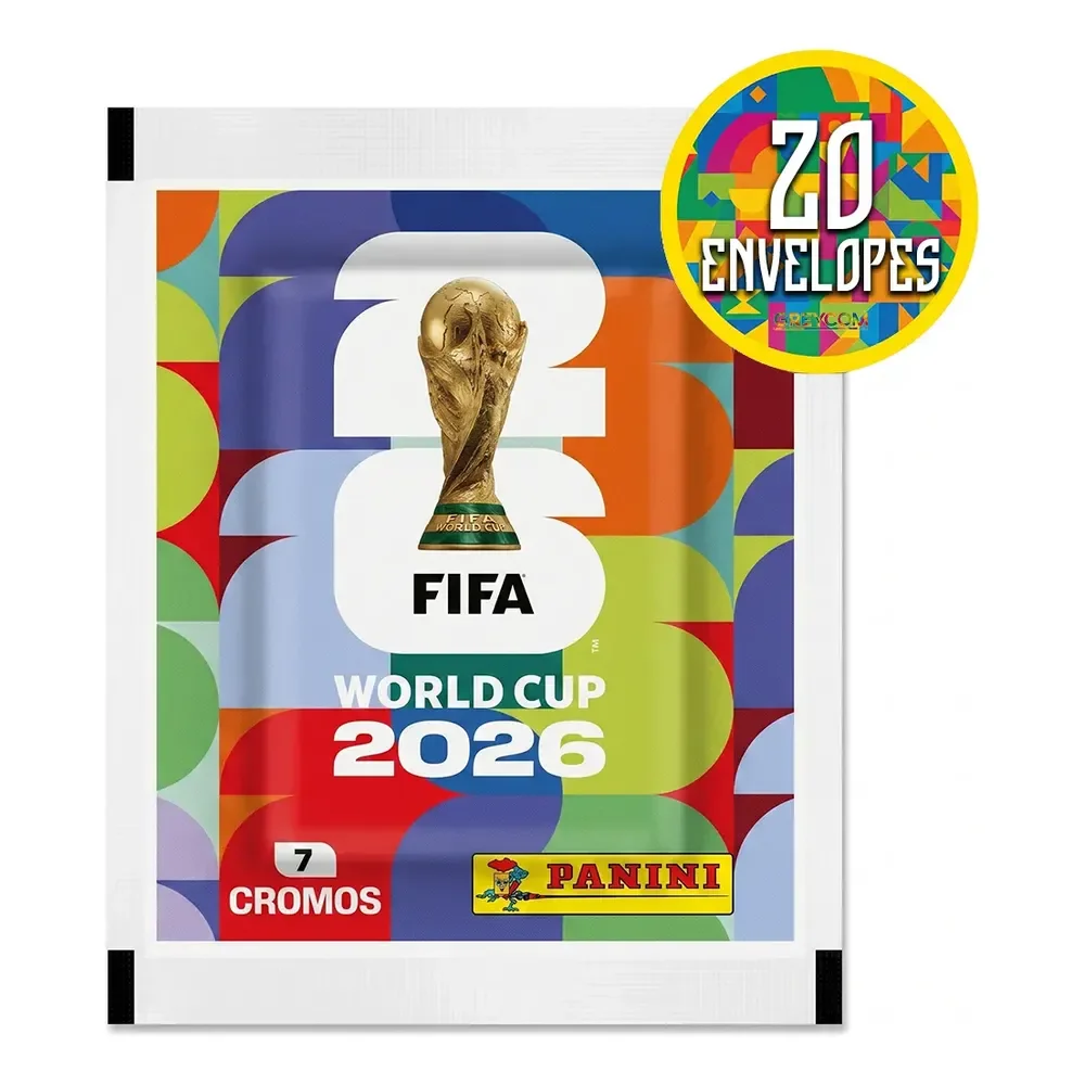 Kit 140 Figurinhas Do Álbum Copa Do Mundo 2026- 20 Envelopes