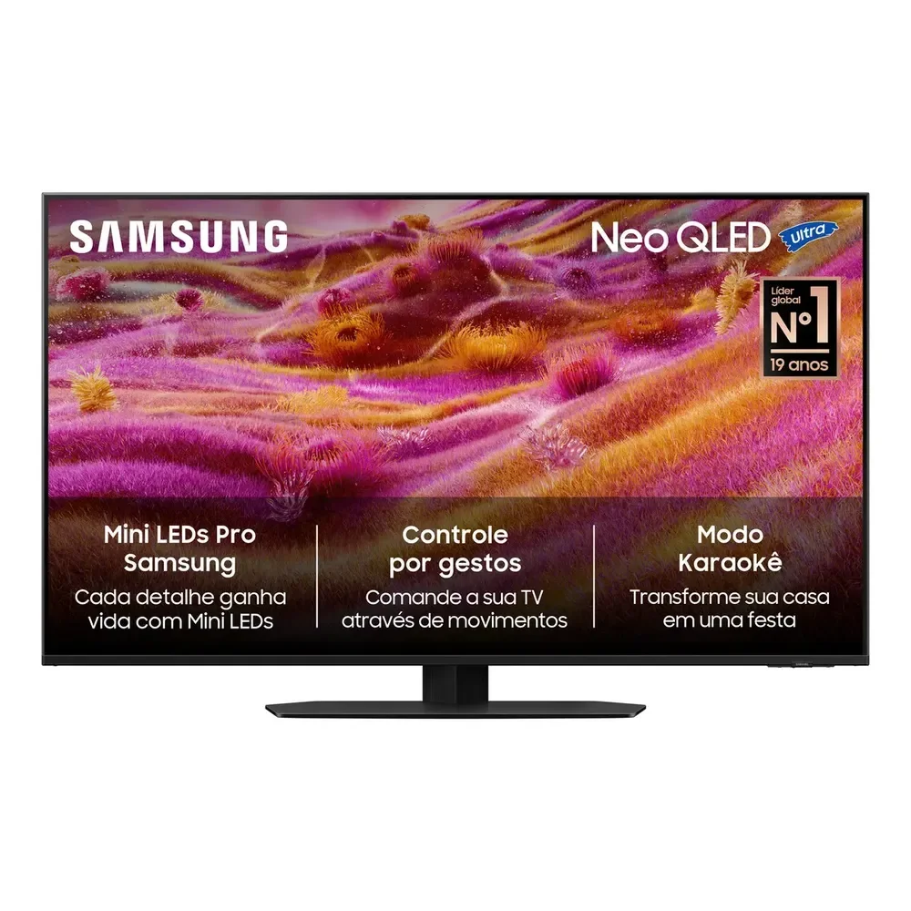 Samsung Vision Ai Tv 43  Neo Qled Ultra 4k Qn90f 2025 Qn43qn90fagxzd Mini Led Processador Com Ai