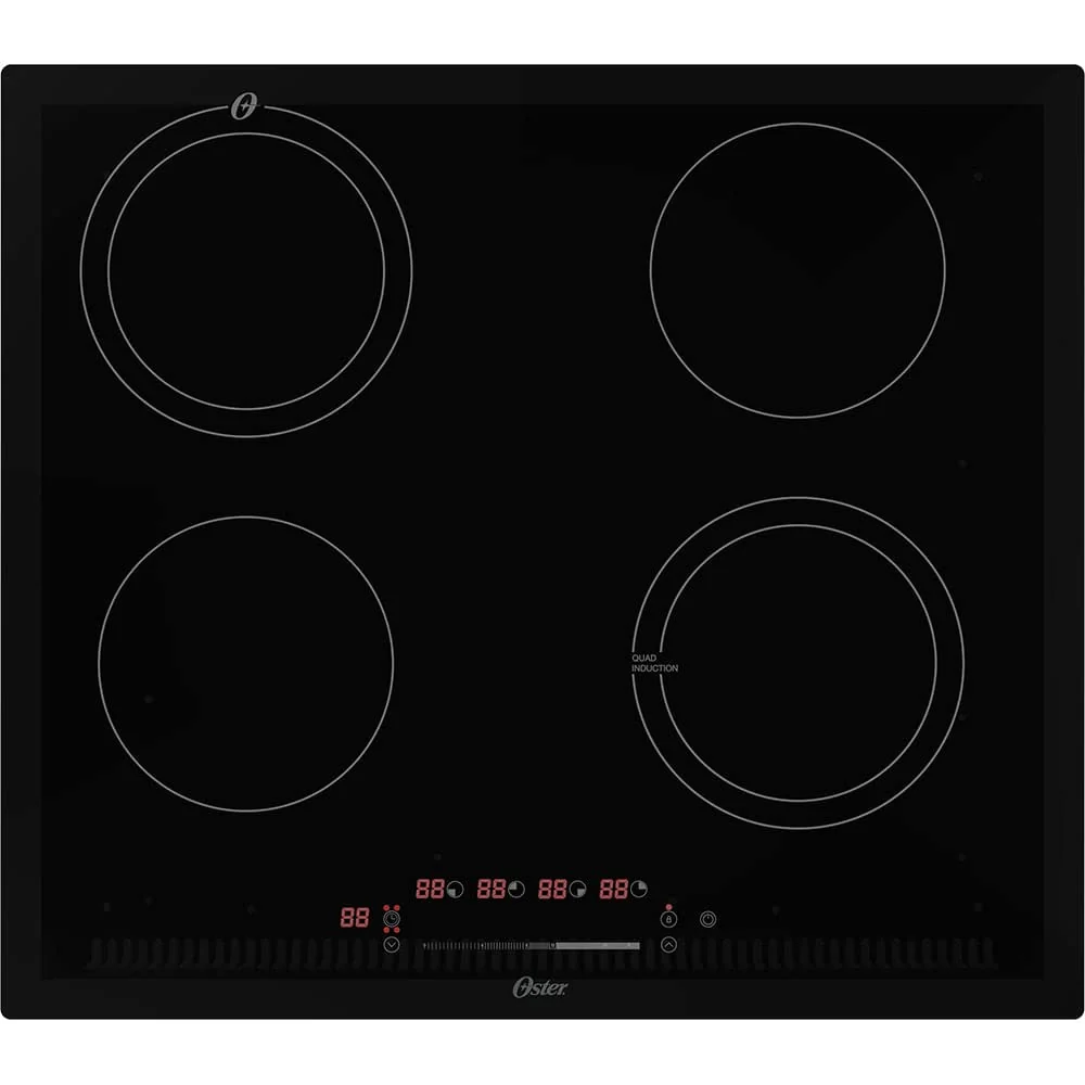 Cooktop por Indução Oster, Touch Screen, 4 Bocas, 220V, OTOP402