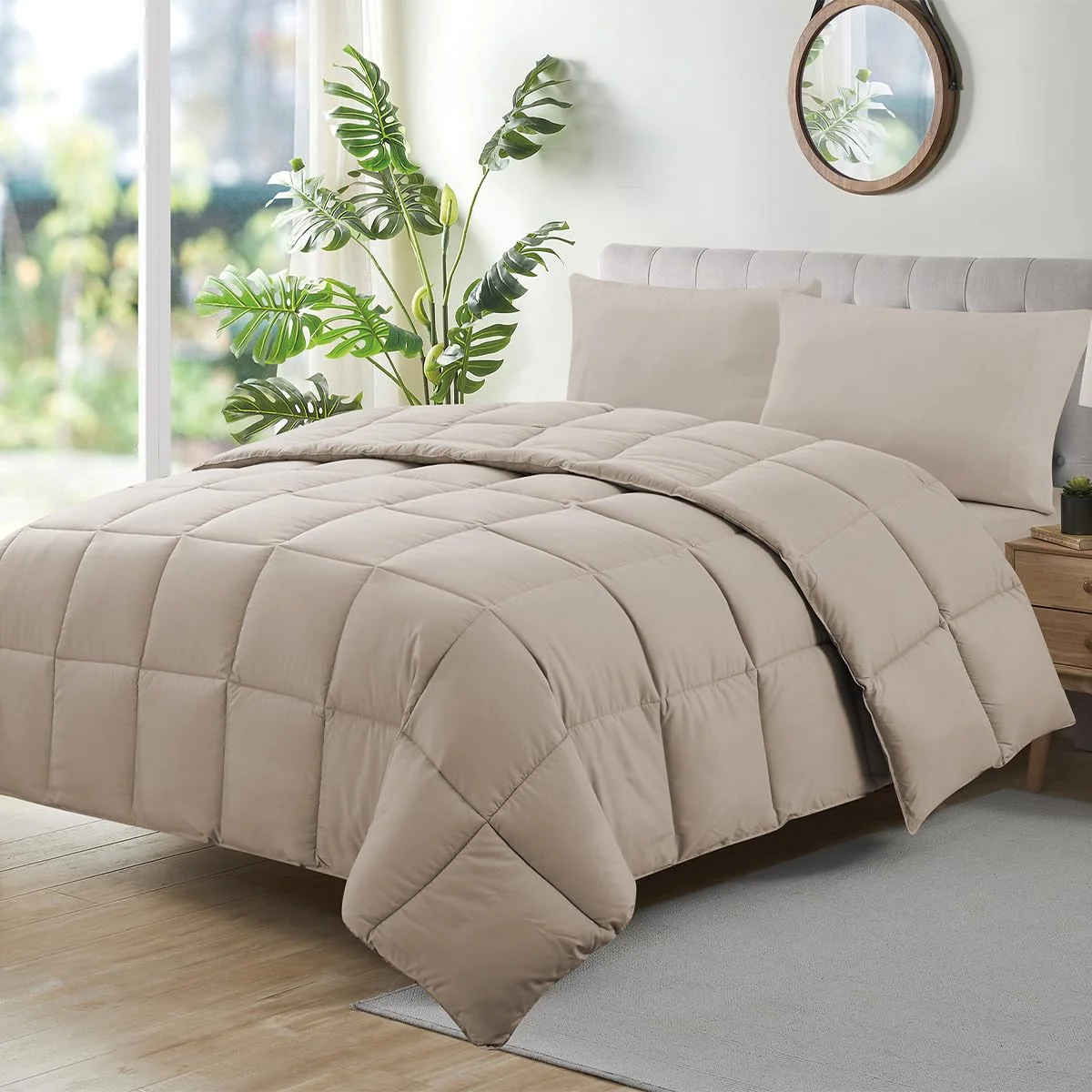 Camesa Edredom Ecopluma Toque de Pluma Casal 220x240cm - Bege