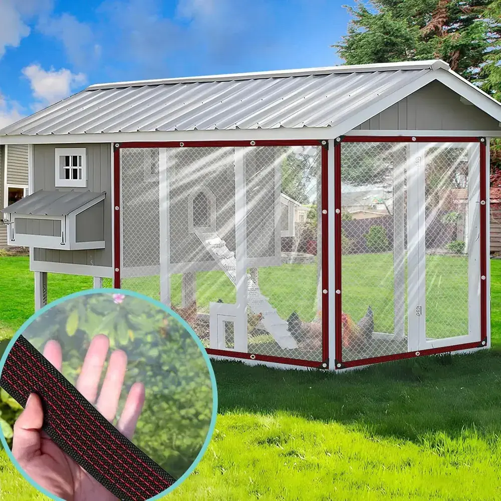 Lona Transparente À Prova D'água 3 X 5 M Para Varanda