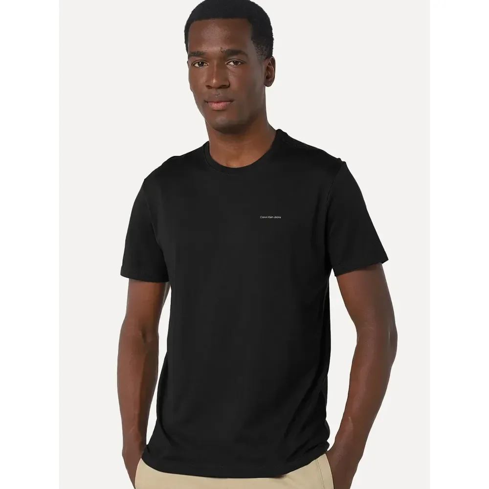 Camiseta Calvin Klein Jeans Masculina Light New Nape Preta Xxl/ggg