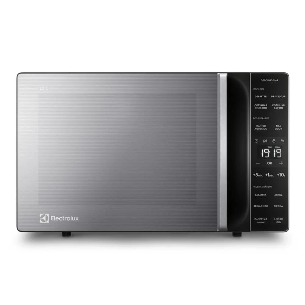 Micro-ondas Electrolux 23L Inox Efficient com Descongelamento Assistido 220v ME23S