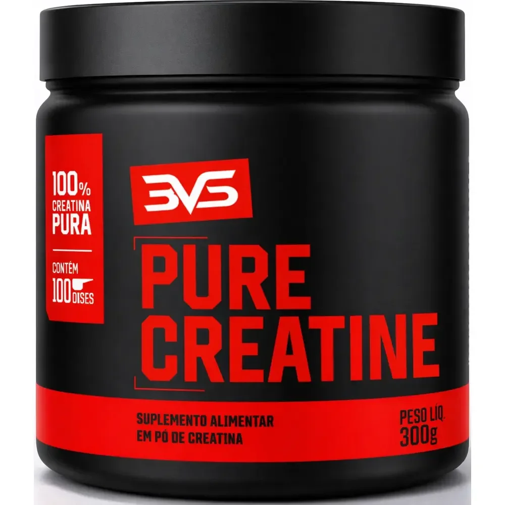 Creatina Monohidratada 300g - 100% Pura - 3vs Nutrition