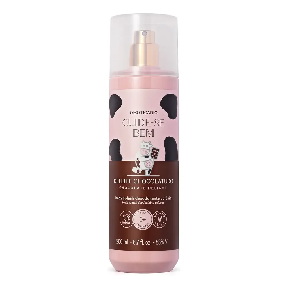 O Boticário Cuide-se Bem Body Splash Deleite Chocolatudo 200ml