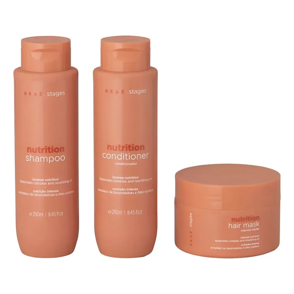 Kit Brae Para Nutrição Linha Braé Stages Nutrition - 3 Itens