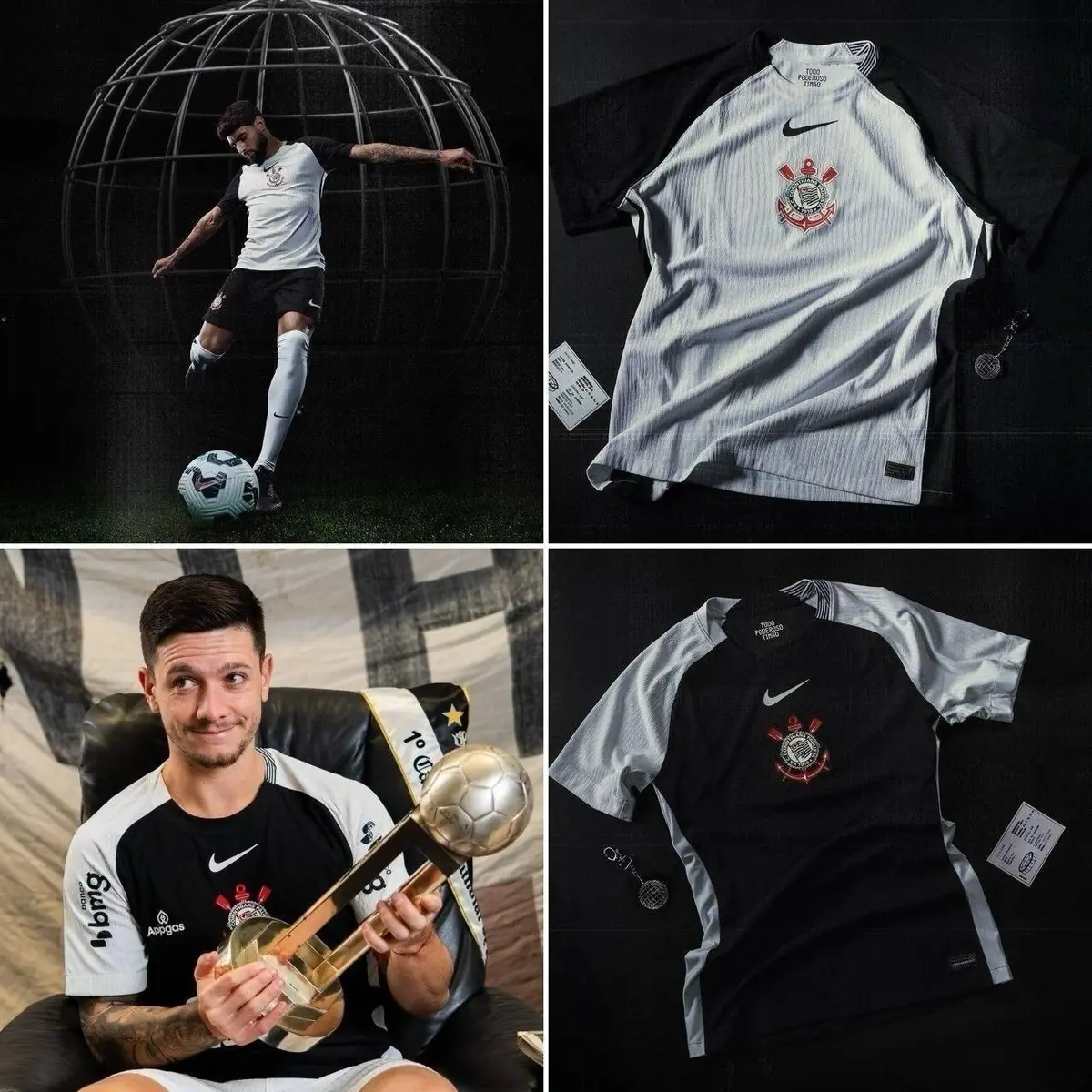 Camisa Nike Corinthians I 2025 26 Torcedor Pro Masculina